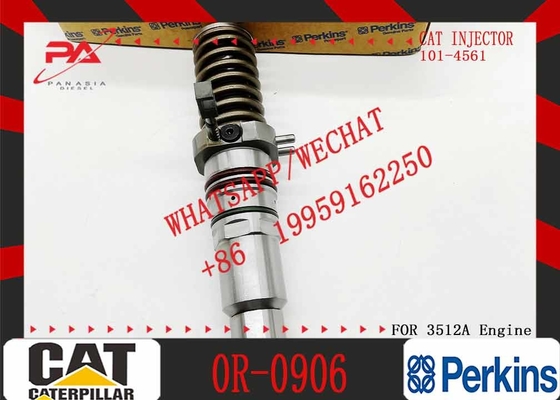 Common Rail Injector Assy Injector 6I-3075 7C-4184 0R-0906 Engine Components 6I3075 7C4184 0R0906 for Caterpillar 3500A INJECTOR