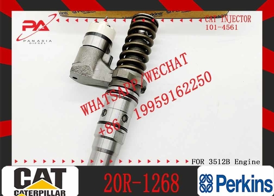 20R-1268 Fuel Injector Compatible for 3508 3512 3516 3508B 3516B Engine 6pcs Set Construction Machinery Parts