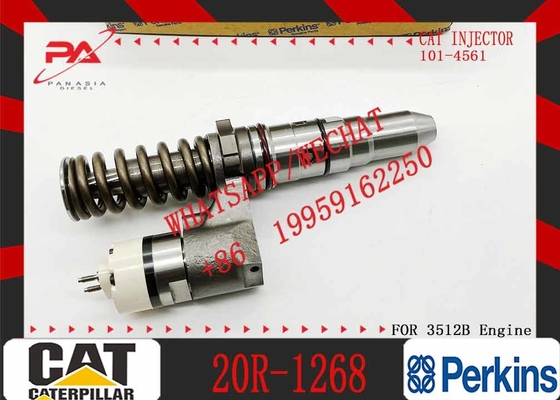20R-1268 Fuel Injector Compatible for 3508 3512 3516 3508B 3516B Engine 6pcs Set Construction Machinery Parts