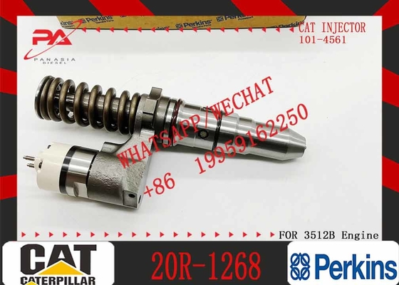 20R-1268 Fuel Injector Compatible for 3508 3512 3516 3508B 3516B Engine 6pcs Set Construction Machinery Parts