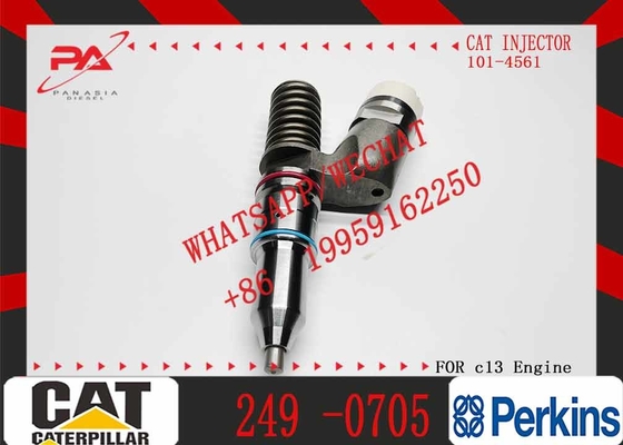 New Genuine Fuel Injector 249-0705 244-7695 2490705 2447695 Genuine C13 Fuel Injector for 352 355 980L 982M