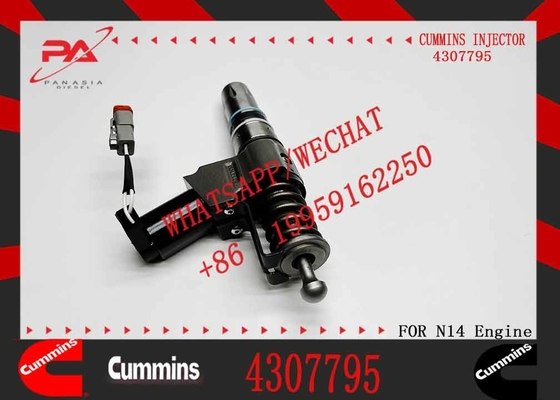 Construction Machinery Parts Common Rail Fuel Injector 4307795 Fuel Injector 4307795 for Cummins QSN14 Diesel Engine Parts