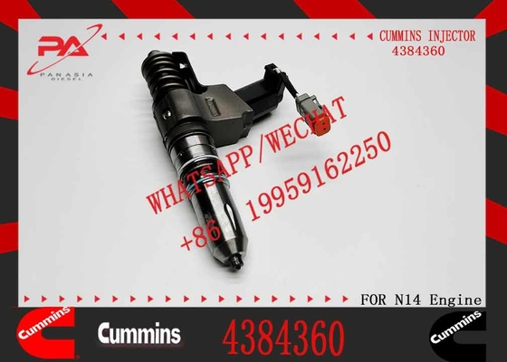 NTA855 QSN N14 Used Engine Parts Injector 4384360 Model for Machinery Repair Shops with 6 Months Warranty