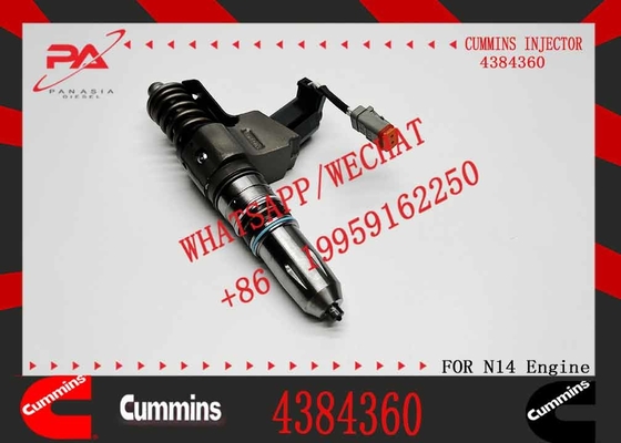 NTA855 QSN N14 Used Engine Parts Injector 4384360 Model for Machinery Repair Shops with 6 Months Warranty