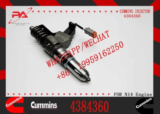 NTA855 QSN N14 Used Engine Parts Injector 4384360 Model for Machinery Repair Shops with 6 Months Warranty