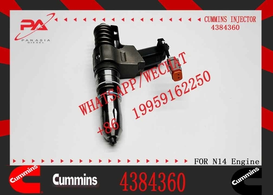 NTA855 QSN N14 Used Engine Parts Injector 4384360 Model for Machinery Repair Shops with 6 Months Warranty
