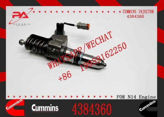 NTA855 QSN N14 Used Engine Parts Injector 4384360 Model for Machinery Repair Shops with 6 Months Warranty