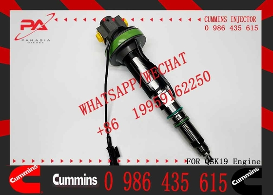 Engineering Machinery QSK19 Truck Engine System Accessories 0986435615 Diesel Fuel Injector