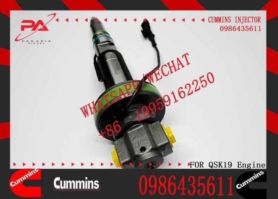 Cummins Engine Mechanical Engineering Parts QSK60 Fuel Injector 4964173 0986435611