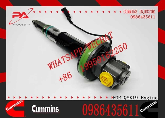Cummins Engine Mechanical Engineering Parts QSK60 Fuel Injector 4964173 0986435611