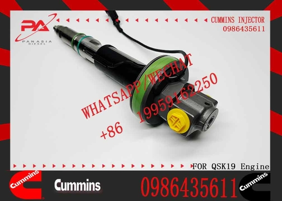 Cummins Engine Mechanical Engineering Parts QSK60 Fuel Injector 4964173 0986435611