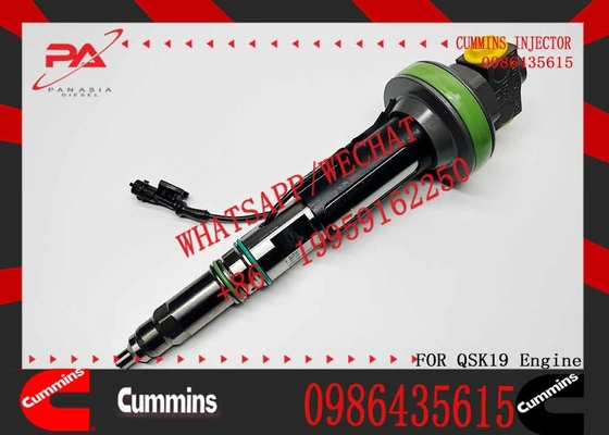 Engineering Machinery QSK19 Truck Engine System Accessories 0986435615 Diesel Fuel Injector