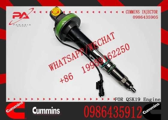 4964172 Fuel Injector 0986435912 Diesel Engine Fuel Injector 0986435912 4964172 for C-ummins QSK19 QSK38 QSK50 QSK60 Engine