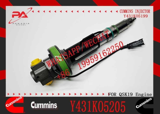 Construction Machinery PartsFuel Injector for QSK19 Diesel 2867148 Y431K05248 Y431KO5205 4964170 for CUMMINS Diesel Engine