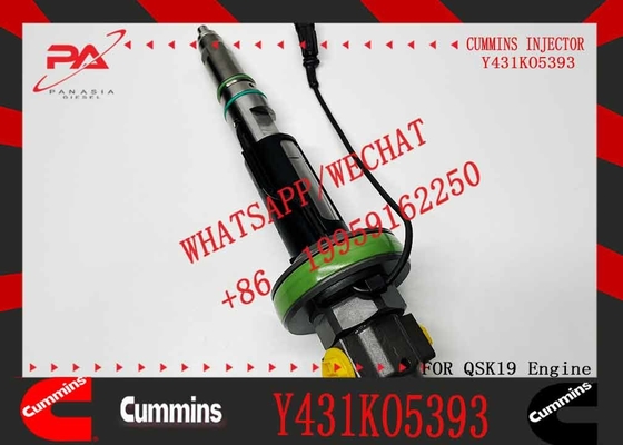 Construction Machinery PartsFuel Injector for QSK19 Diesel 2867148 Y431K05248 Y431KO5393 4964170 for CUMMINS Diesel Engine