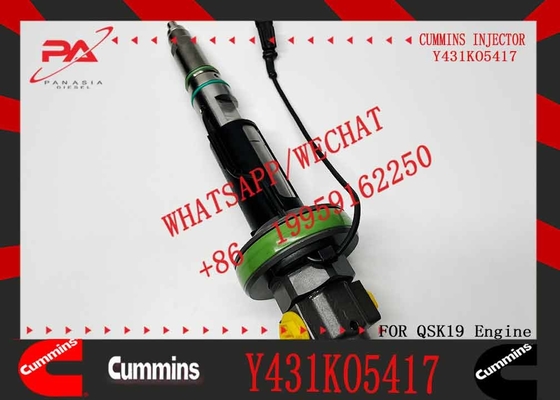 Construction Machinery PartsFuel Injector for QSK19 Diesel 2867148 Y431K05248 Y431KO5417 4964170 for CUMMINS Diesel Engine
