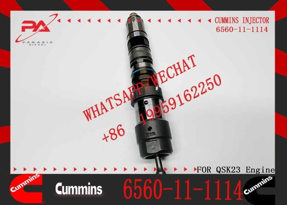 6560-11-1114 6560-11-1110 Fuel diesel Injector 6560-11-1111 6560-11-1112 SA6D170E-3 Engine Injector for Komatsu PC1250-7