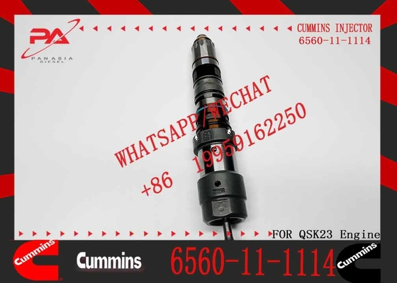 6560-11-1114 6560-11-1110 Fuel diesel Injector 6560-11-1111 6560-11-1112 SA6D170E-3 Engine Injector for Komatsu PC1250-7