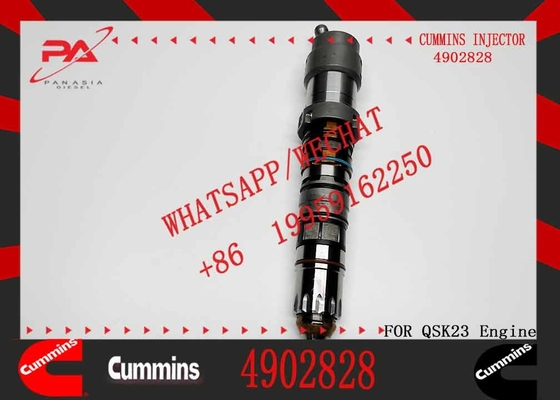 Hangood Engine Parts 4902827 Construction Machinery Parts 4902828 Fuel Injector for Cummins QSK23 QSK60 Engine