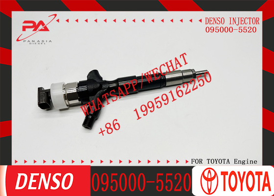 Car Part Fuel Injector For Toyota Hilux Spare Parts OEM 095000-5520 23670-0L010 With Engine Isbe Diesel Injector Injection Valve