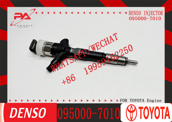 D-ENSO 095000-7010 23670-39165 Original Diesel Fuel Injector 095000-7010 for T-oyota Truck 2KD Engine