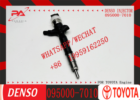 D-ENSO 095000-7010 23670-39165 Original Diesel Fuel Injector 095000-7010 for T-oyota Truck 2KD Engine