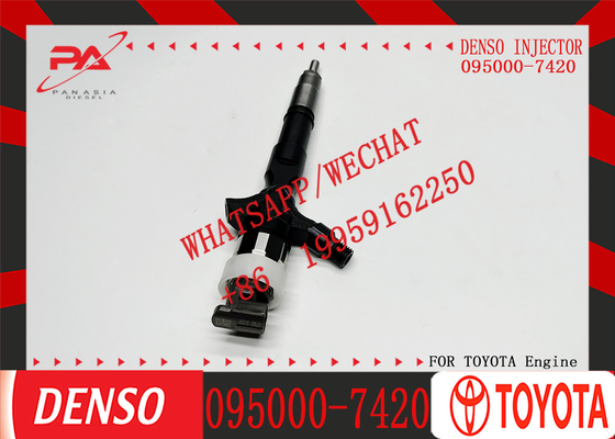 23670-30250 095000-7420 Diesel Fuel Injector For Denso Toyota Hilux 1KD/2KD-FTV Engine Common Rail Fuel Injector Engine Parts