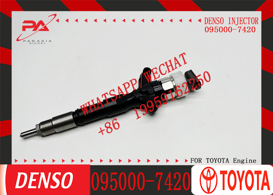 23670-30250 095000-7420 Diesel Fuel Injector For Denso Toyota Hilux 1KD/2KD-FTV Engine Common Rail Fuel Injector Engine Parts