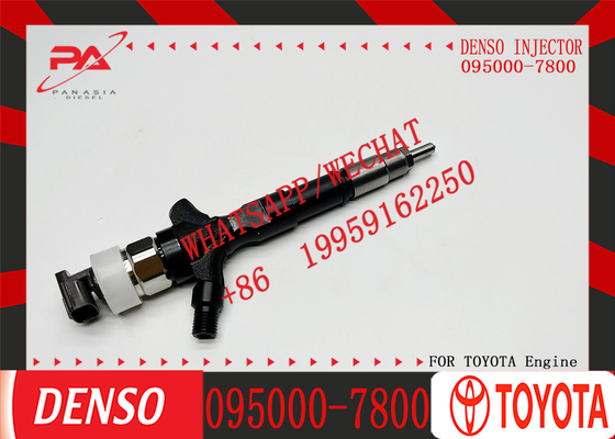 Diesel Fuel Common Rail Injector 095000-7800 095000-7801 23670-30310 23670-30250 23670-39145 for Toy-ota Hiace 2.5 D-4D 2KD-FTV