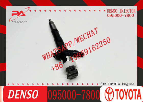 Diesel Fuel Common Rail Injector 095000-7800 095000-7801 23670-30310 23670-30250 23670-39145 for Toy-ota Hiace 2.5 D-4D 2KD-FTV