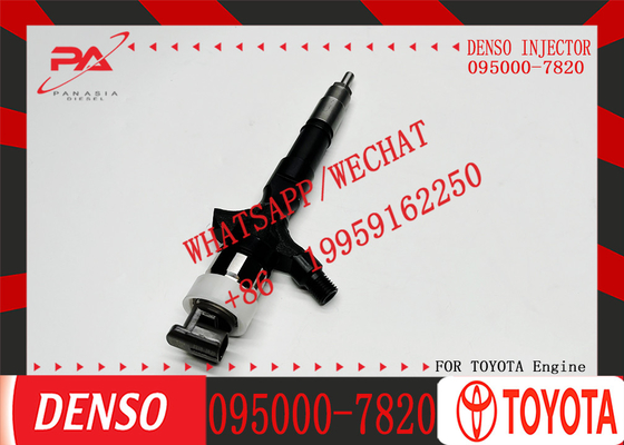 Original Common Rail Fuel Injector 095000-7820 095000-7821 23670-30290 for TOY-OTA 1KD-FTV EURO 4