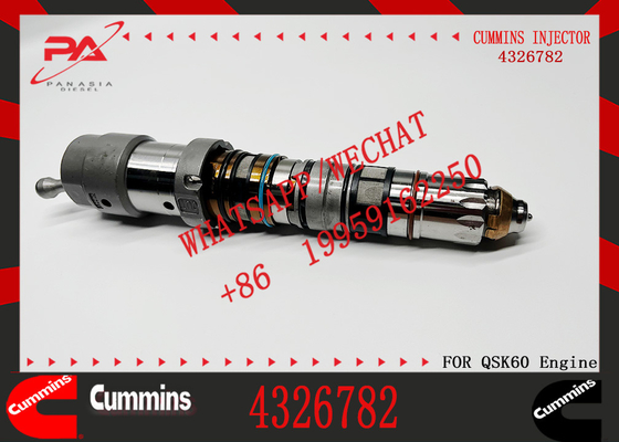 Injector 4326782 4088429 4087895 for CUMMINS QSK 45 K60 QSK60 Diesel Engine