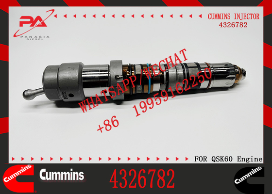 Injector 4326782 4088429 4087895 for CUMMINS QSK 45 K60 QSK60 Diesel Engine
