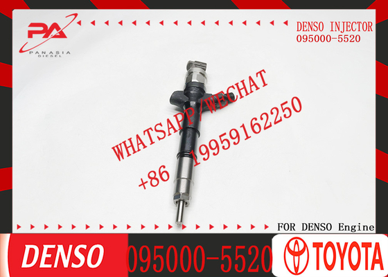 Car Part Fuel Injector for Toyota Hilux Spare Parts OEM 095000-5520 23670-0L010 With Engine Isbe Diesel Injector Injection Valve