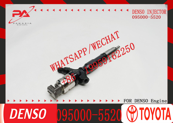 Car Part Fuel Injector for Toyota Hilux Spare Parts OEM 095000-5520 23670-0L010 With Engine Isbe Diesel Injector Injection Valve