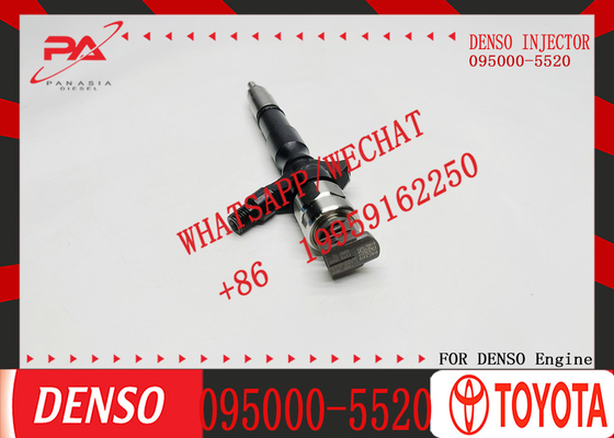 Car Part Fuel Injector for Toyota Hilux Spare Parts OEM 095000-5520 23670-0L010 With Engine Isbe Diesel Injector Injection Valve