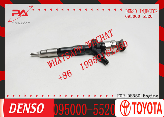 Car Part Fuel Injector for Toyota Hilux Spare Parts OEM 095000-5520 23670-0L010 With Engine Isbe Diesel Injector Injection Valve