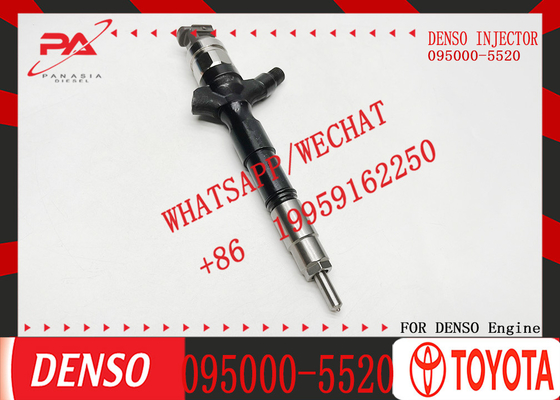 Car Part Fuel Injector for Toyota Hilux Spare Parts OEM 095000-5520 23670-0L010 With Engine Isbe Diesel Injector Injection Valve