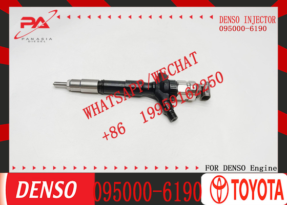 High Quality Diesel Common Rail Fuel Injector 095000-7390 095000-6190 Fuel Sprayer 23670-30100 for TOYO-TA 2KD-FTV