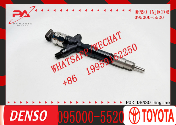 Car Part Fuel Injector for Toyota Hilux Spare Parts OEM 095000-5520 23670-0L010 With Engine Isbe Diesel Injector Injection Valve