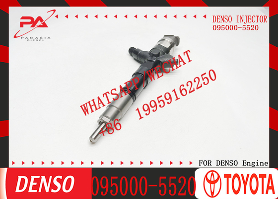 Car Part Fuel Injector for Toyota Hilux Spare Parts OEM 095000-5520 23670-0L010 With Engine Isbe Diesel Injector Injection Valve