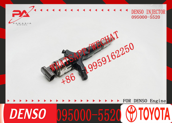 Car Part Fuel Injector for Toyota Hilux Spare Parts OEM 095000-5520 23670-0L010 With Engine Isbe Diesel Injector Injection Valve