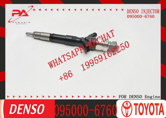 Diesel Fuel Injector 095000-6760 095000-6761 Common Rail Fuel Injector 23670-30140 for Toyota Hilux 2.5l Euro4