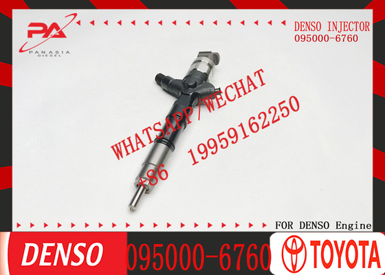Diesel Fuel Injector 095000-6760 095000-6761 Common Rail Fuel Injector 23670-30140 for Toyota Hilux 2.5l Euro4