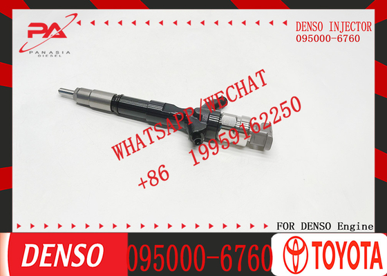 Diesel Fuel Injector 095000-6760 095000-6761 Common Rail Fuel Injector 23670-30140 for Toyota Hilux 2.5l Euro4