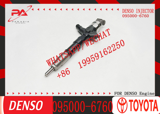 Diesel Fuel Injector 095000-6760 095000-6761 Common Rail Fuel Injector 23670-30140 for Toyota Hilux 2.5l Euro4