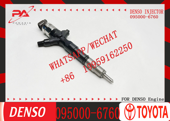 Diesel Fuel Injector 095000-6760 095000-6761 Common Rail Fuel Injector 23670-30140 for Toyota Hilux 2.5l Euro4