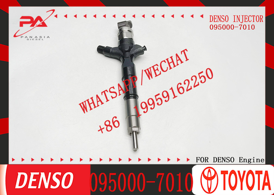 D-ENSO 095000-7010 23670-39165 Original New Diesel Fuel Injector 095000-7010 for T-oyota Truck 2KD Engine