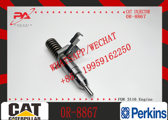 140-8413 1408413 0R8867 0R-8867 Common Rail Fuel Injector for Caterpillar CAT 3114 3116 3126