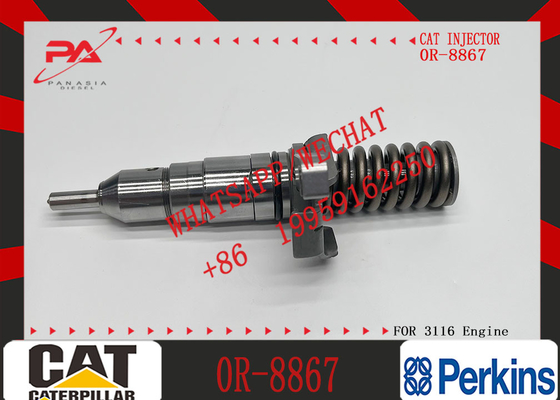 140-8413 1408413 0R8867 0R-8867 Common Rail Fuel Injector for Caterpillar CAT 3114 3116 3126